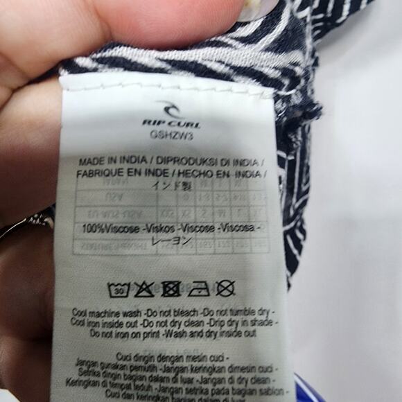 Women's Rip Curl Black Sands Kimono Style Top Size Small - Picture 3 of 6